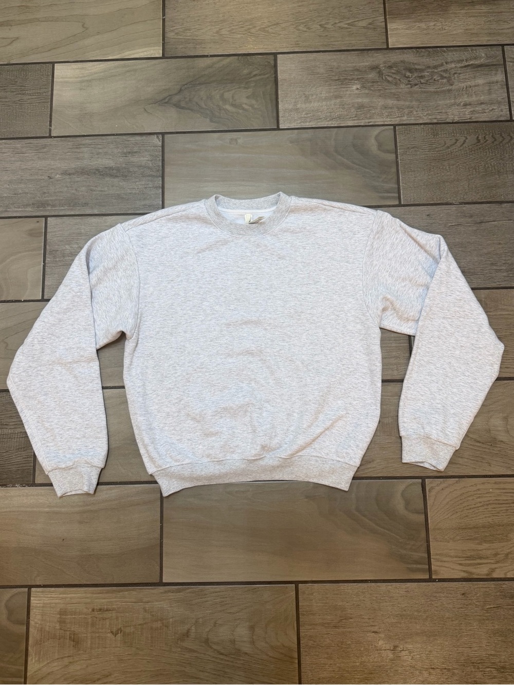 SKIMS Crewneck Sweatshirt Heather Grey